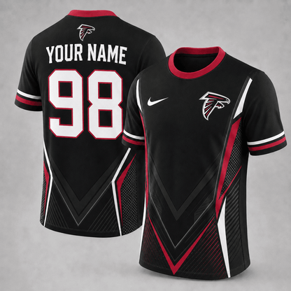 AF x NFL Custom Name Number Personalized Athletic T-Shirt