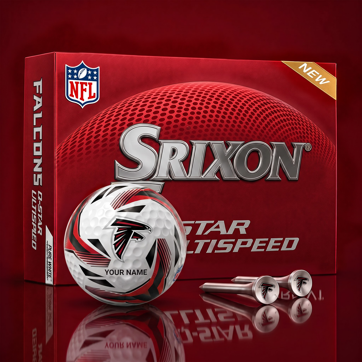 AF_NFL Football Fan Signature Golf Ball Set – Personalized Edition