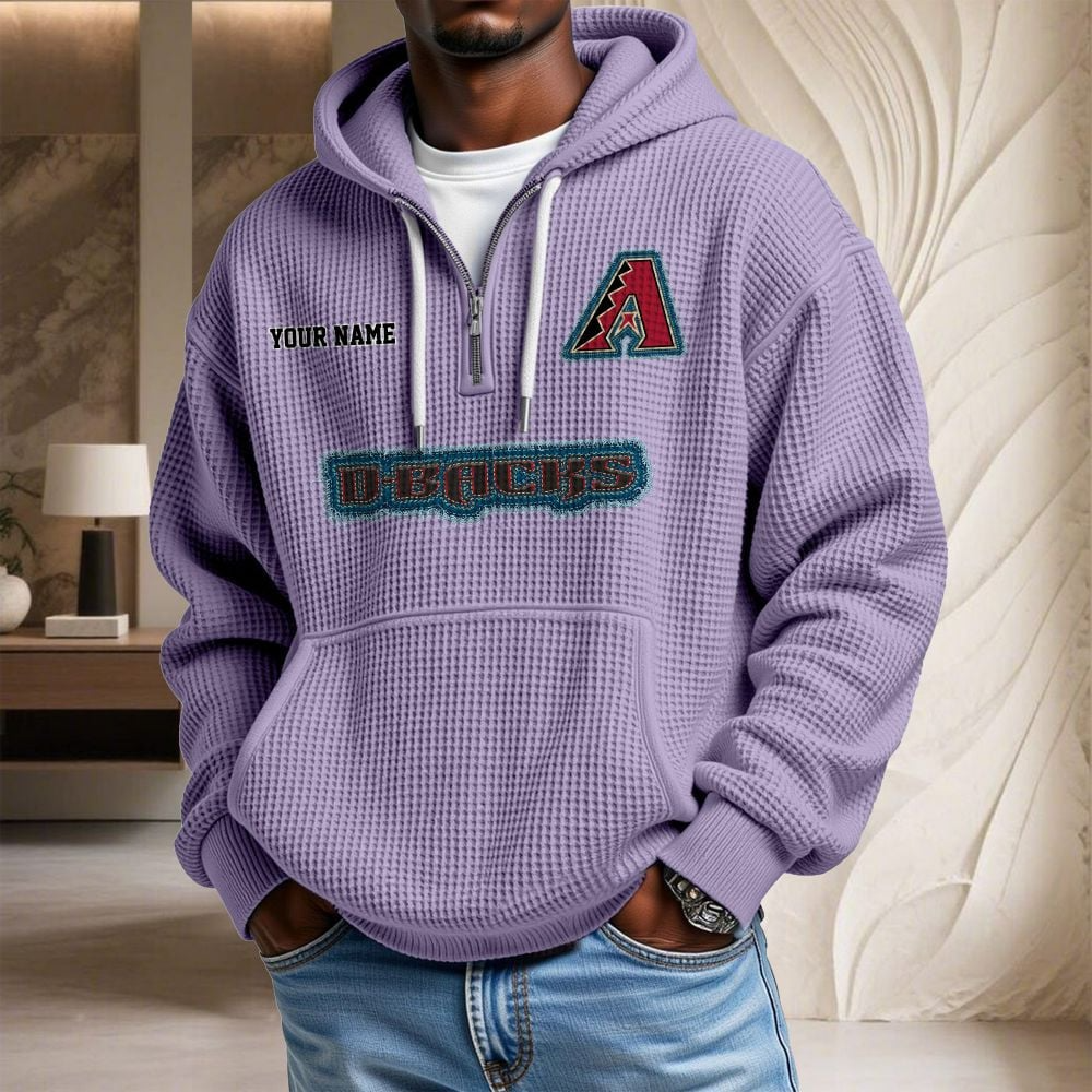 ARI x MLB Waffle Hoodie DATND TANTD
