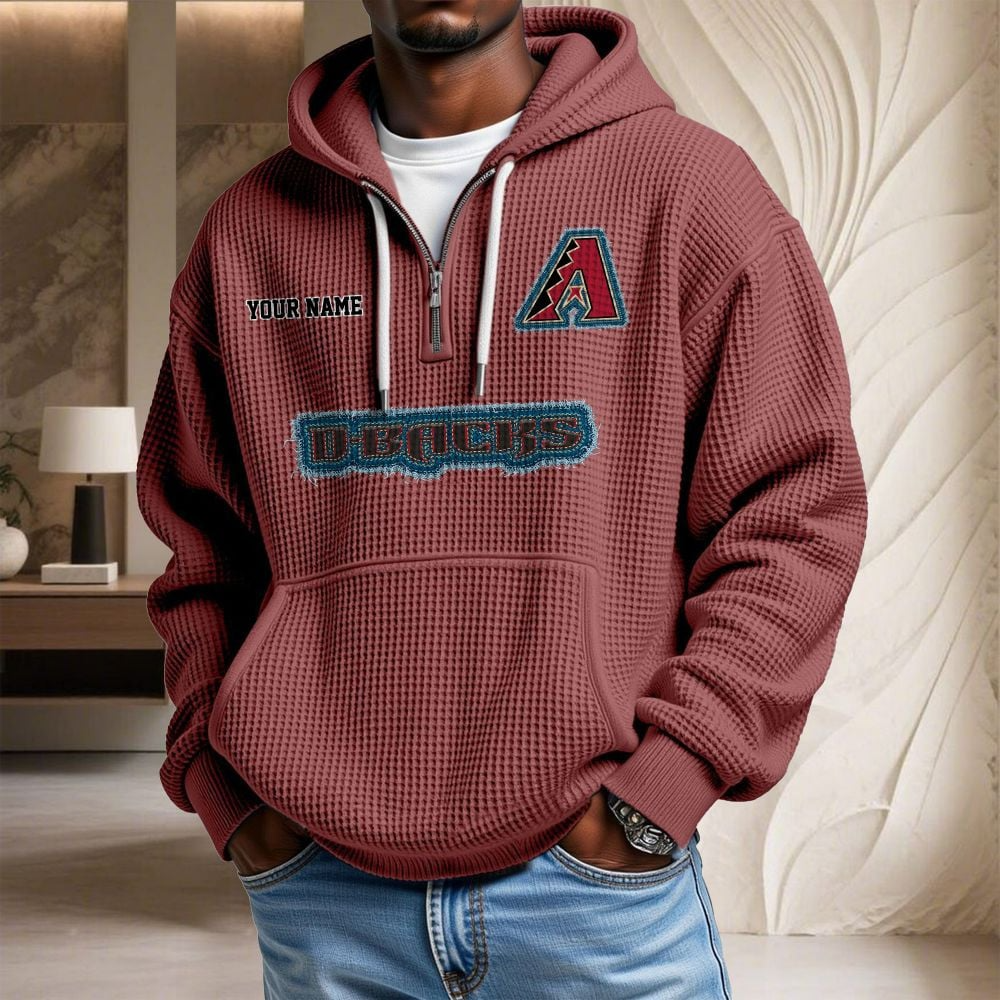 ARI x MLB Waffle Hoodie DATND TANTD