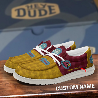 ARI x NFL Premium Hey Dude Shoes DATND TANTD