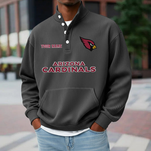ARI x NFL Waffle High Neck Long Sleeved Sweatshirt DATND TANTD 221125