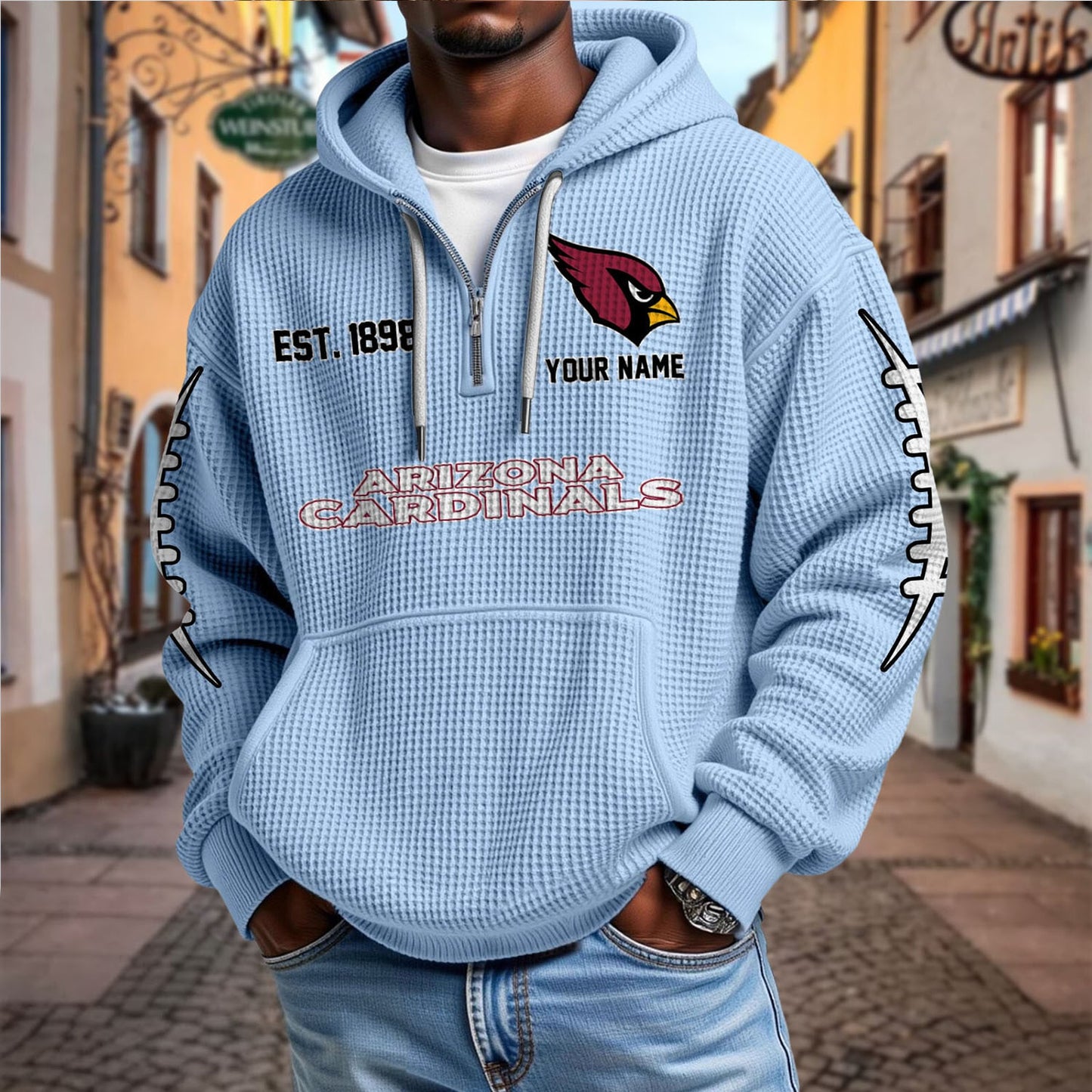ARI x NFL Waffle Hoodie DatND DVT