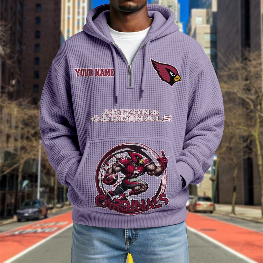 ARI x NFL Waffle Hoodie DATND TANTD