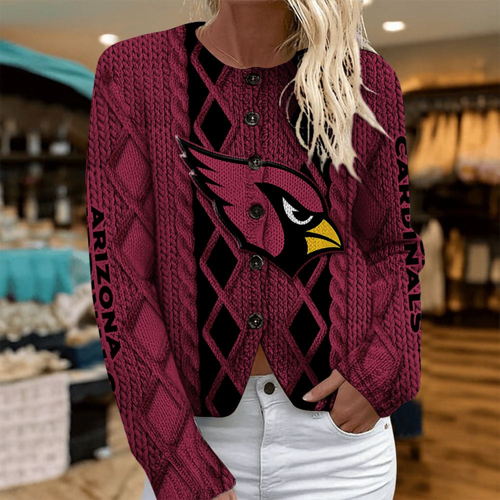 ARI x NFL Women's Cardigan Sweater DatND DVT