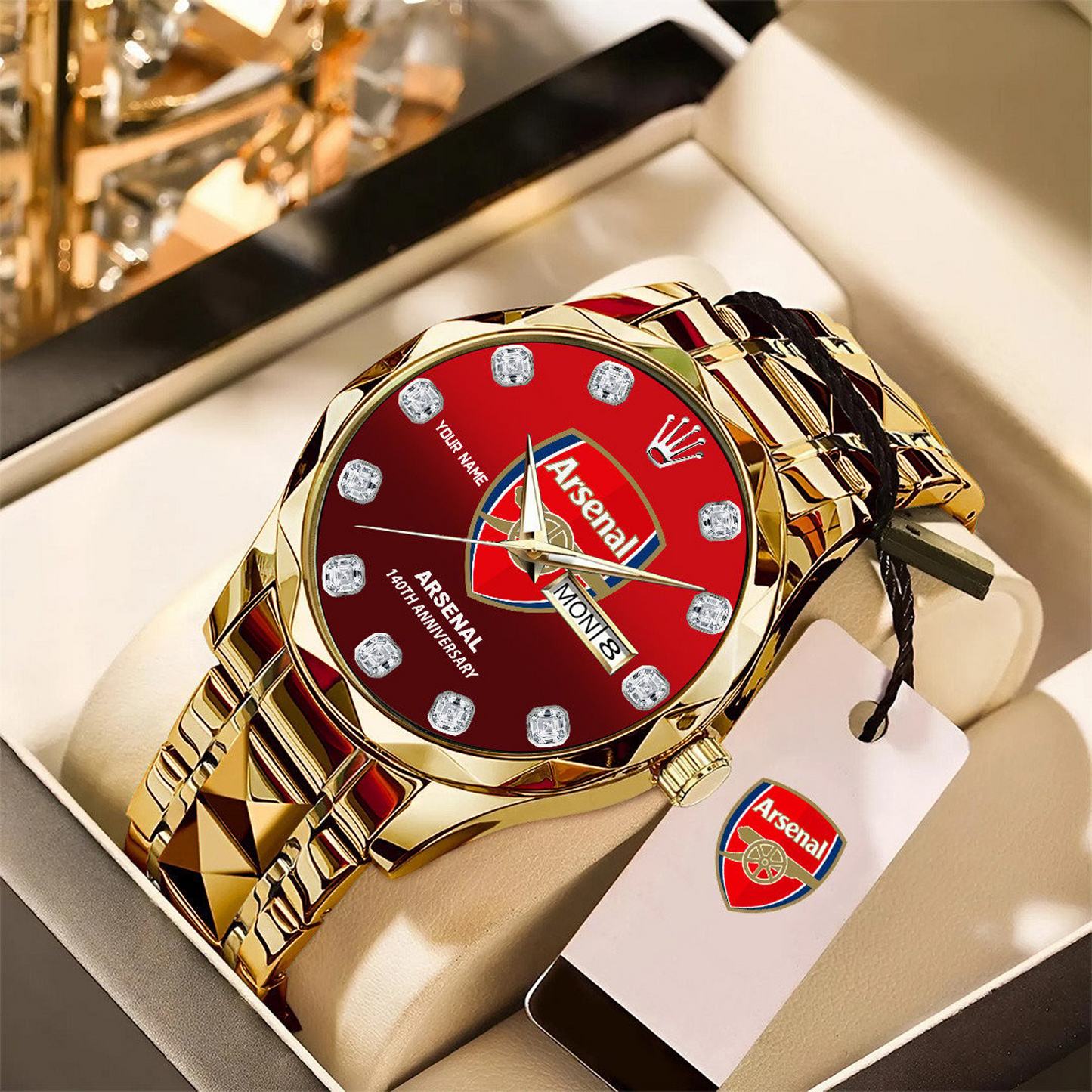ARS F.C. 140TH Anniversary 1886-2026 Alloy Luxury Quartz Watch V2 DatND DVT