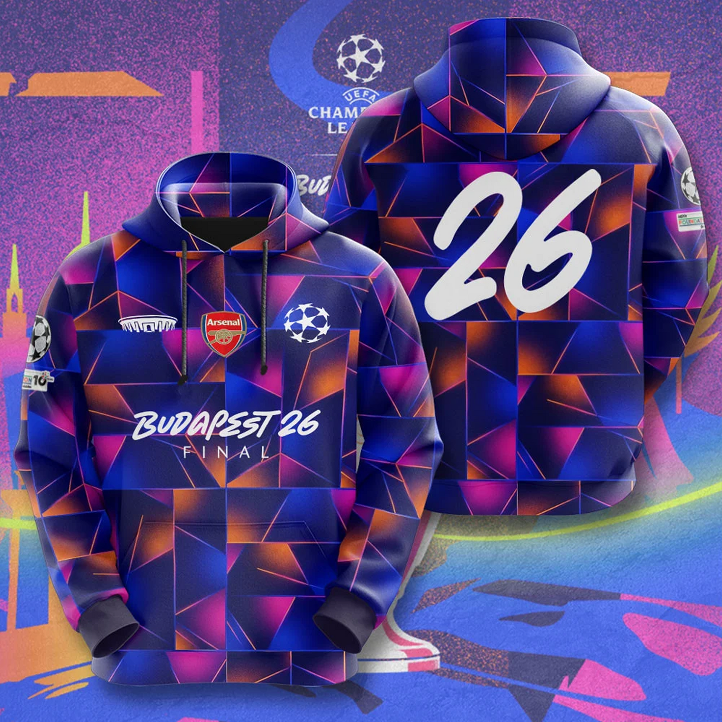 ARS F.C Champions League Final 2026 3D Shirt V1 1405 DatND DVT