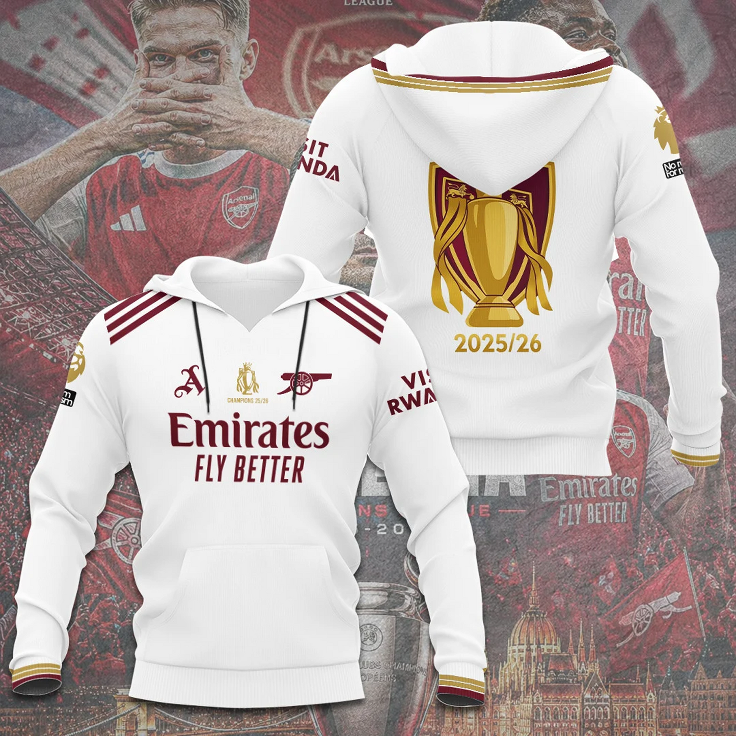 ARS F.C Champions League Final 2026 3D Shirt V5 1405 DatND DVT