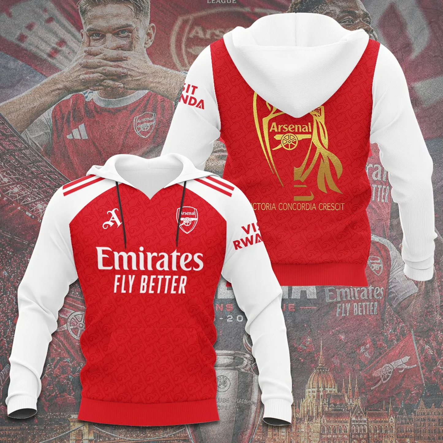 ARS F.C Champions League Final 2026 3D Shirt V6 1405 DatND DVT