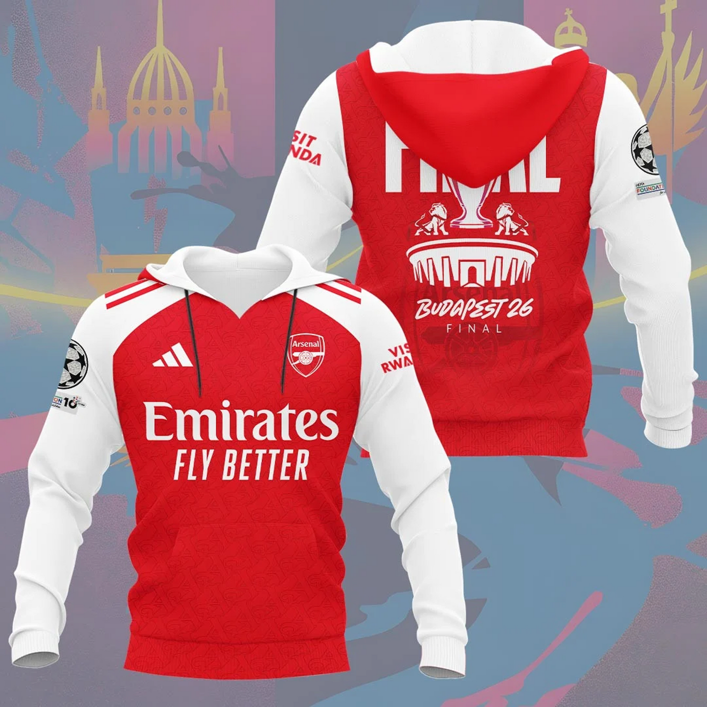 ARS F.C Champions League Final 2026 3D Shirt V9 1405 DatND DVT