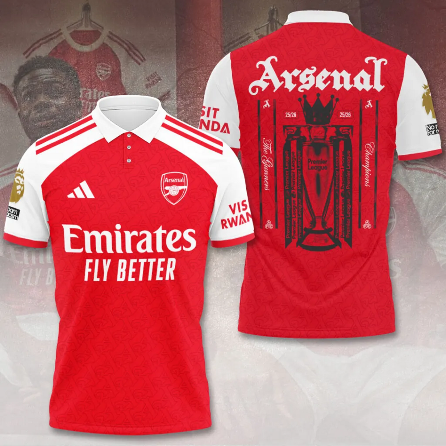 ARS FC Premier League Champions 2526 3D Shirt V1 2205 DatND DVT