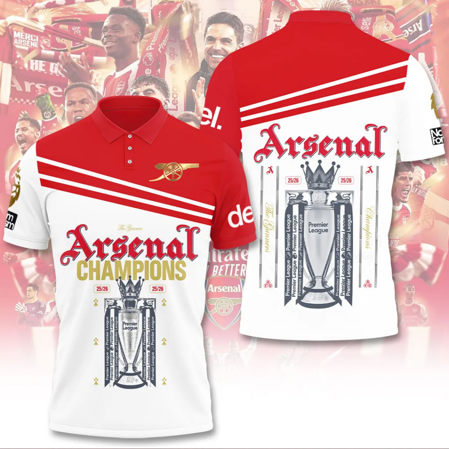 ARS FC Premier League Champions 2526 3D Shirt V3 2205 DatND DVT