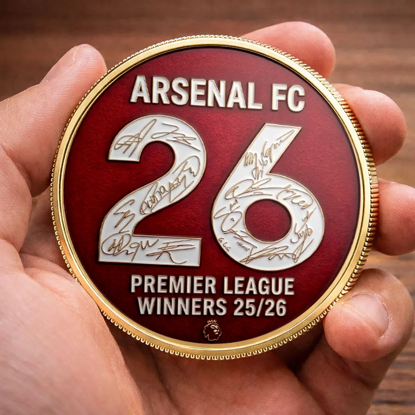 ARS FC Premier League Champions 2526 Commemorative Coin V7 2205 DatND DVT 1