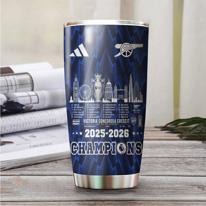 ARS FC Premier League Champions 2526 Tumbler Cup V4 DatND DVT