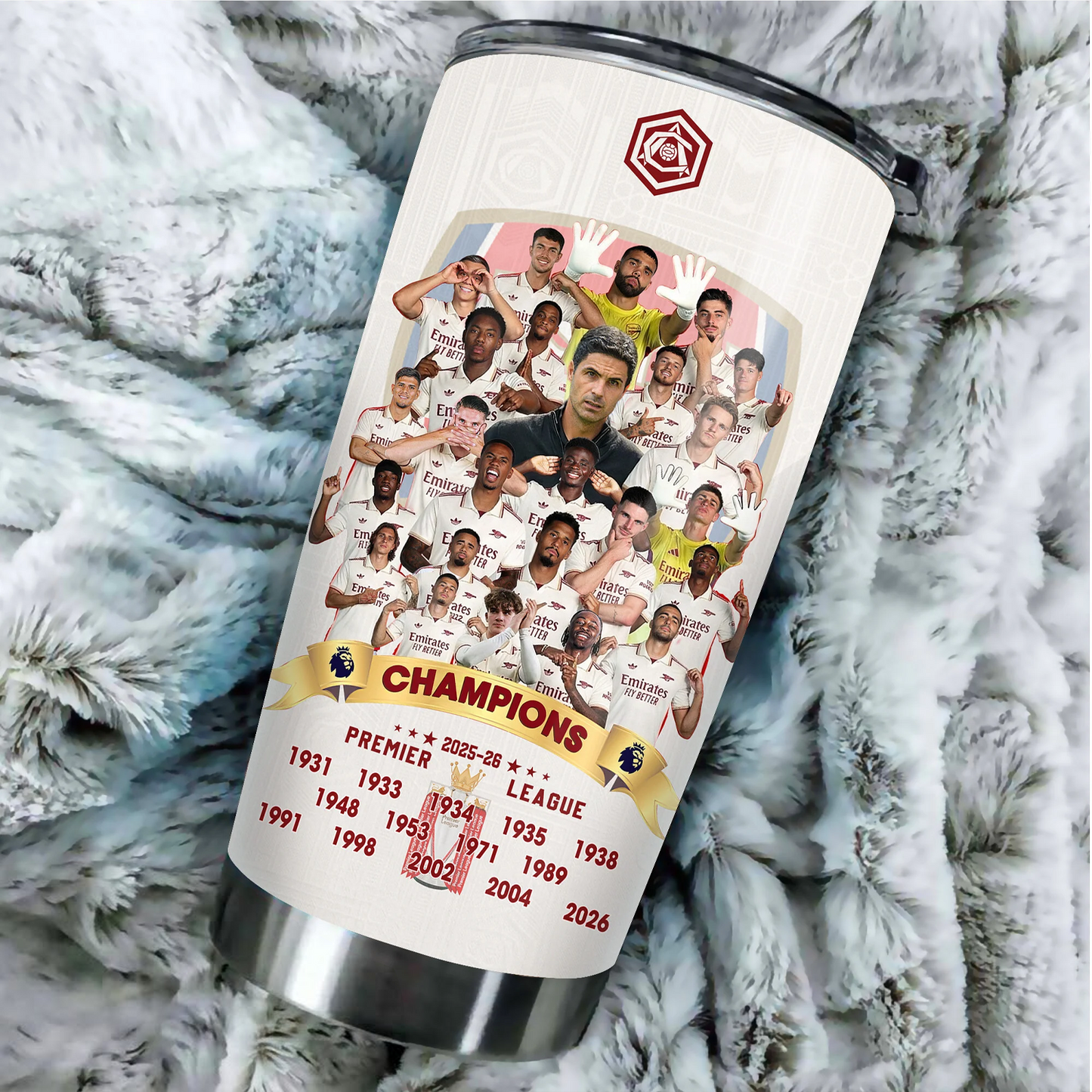 ARS FC Premier League Champions 2526 Tumbler Cup V5 DatND DVT