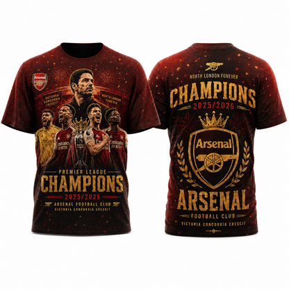 ARS F.C. Premium Premier League Champions 2526 3D Shirt V 205 DatND DVT