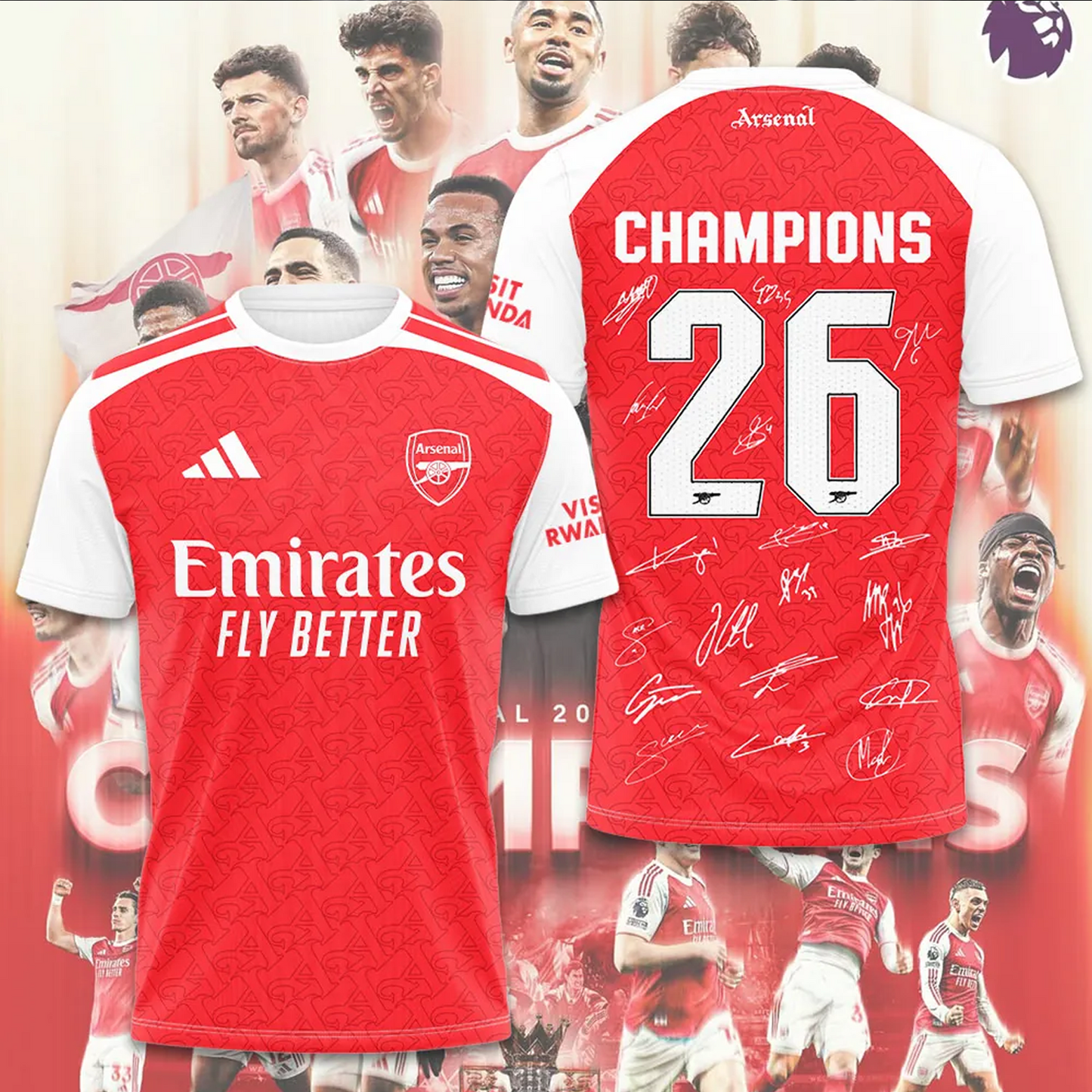ARS x EPL Champions 3D Aparael V4 DATND TANTD 200526