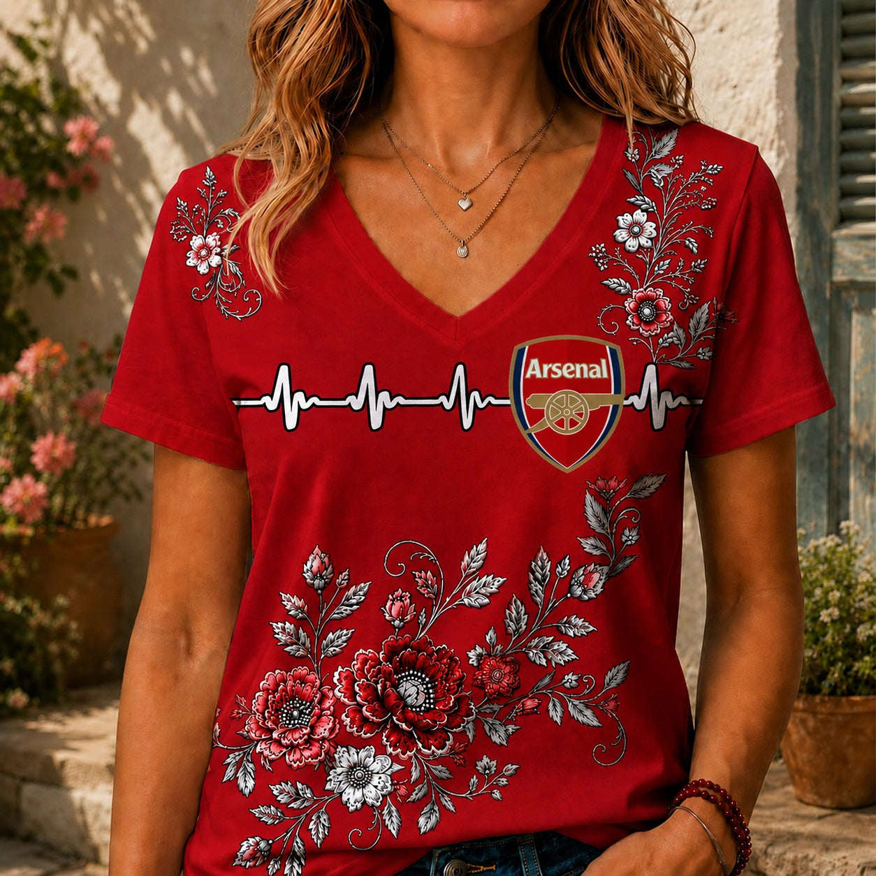 ARS x EPL Luxury Women V-Neck Shirt
