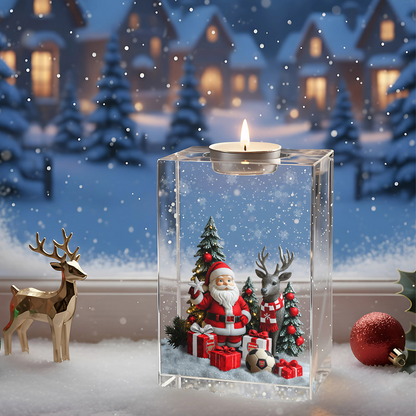ARS x EPL Personalized Christmas Crystal Candle Holder DatND DVT