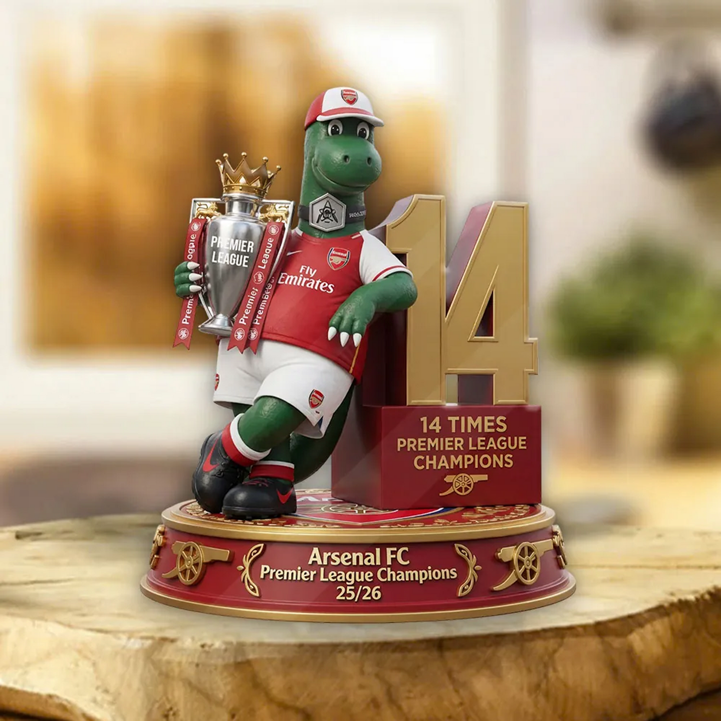 ARS x Premier League Champions 25 26 Custom Shape Acrylic Plaque V DATND TANTD 20526