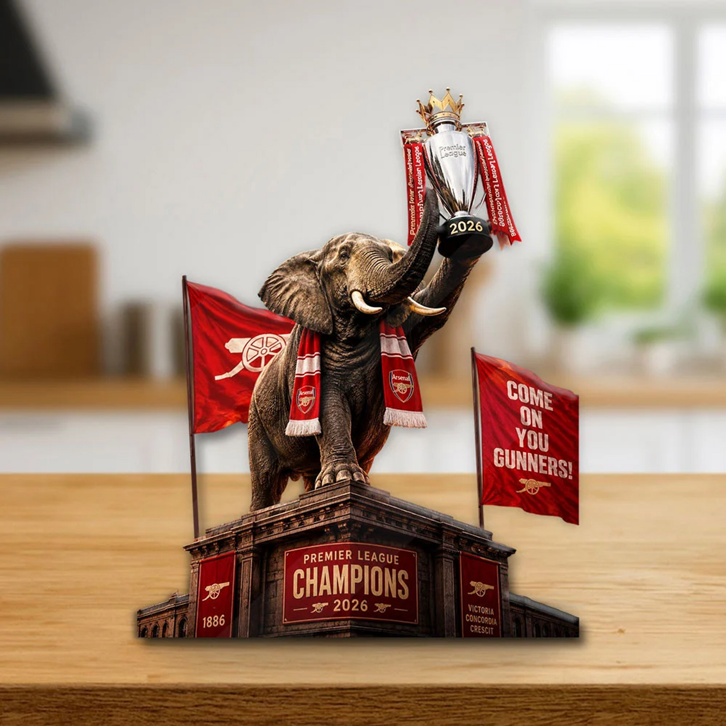 ARS x Premier League Champions 25 26 - Custom Shape Acrylic Plaque V2 DATND TANTD 20526