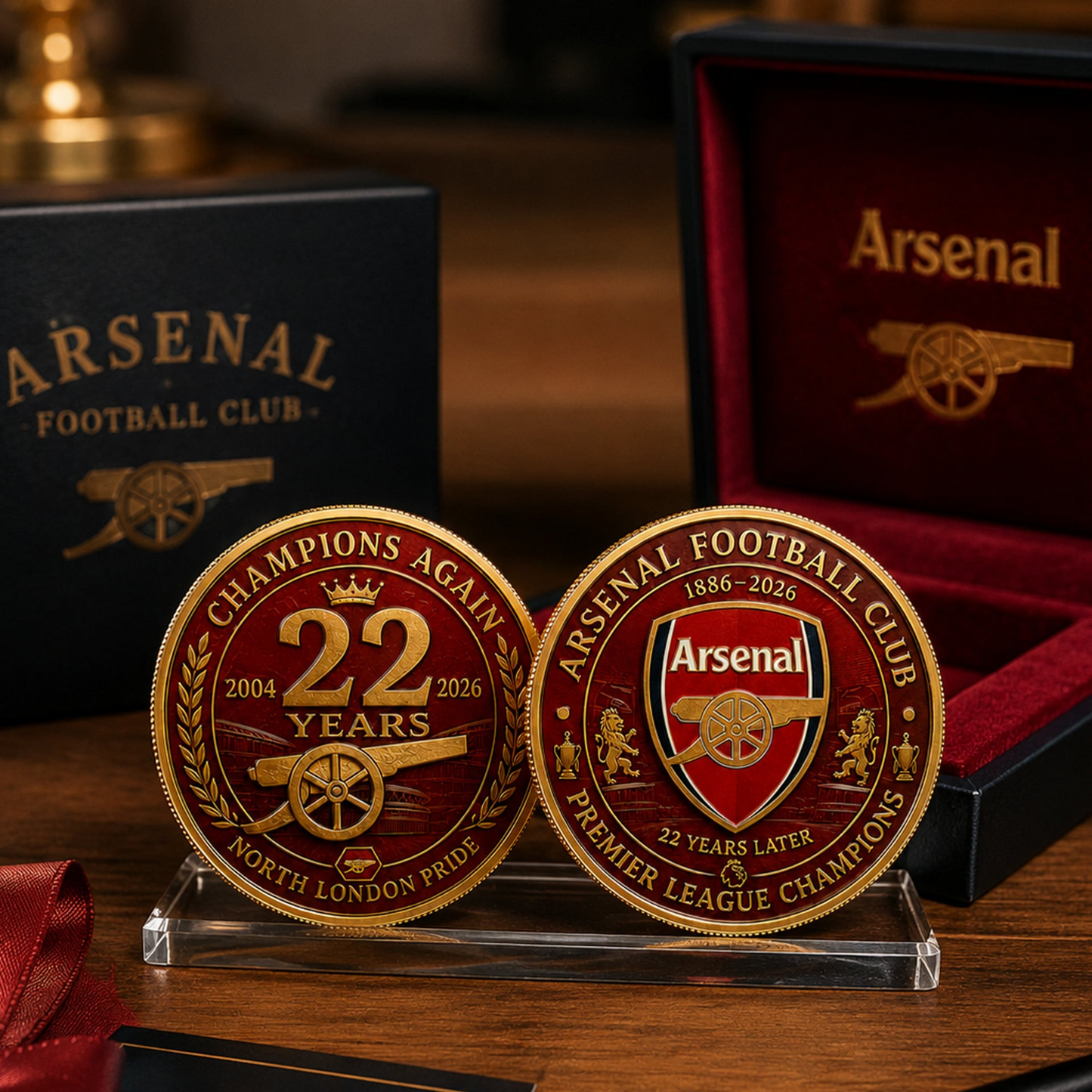 ARS F.C. Premium Premier League Champions 2526 Commemorative Coin V1 2105 DatND DVT