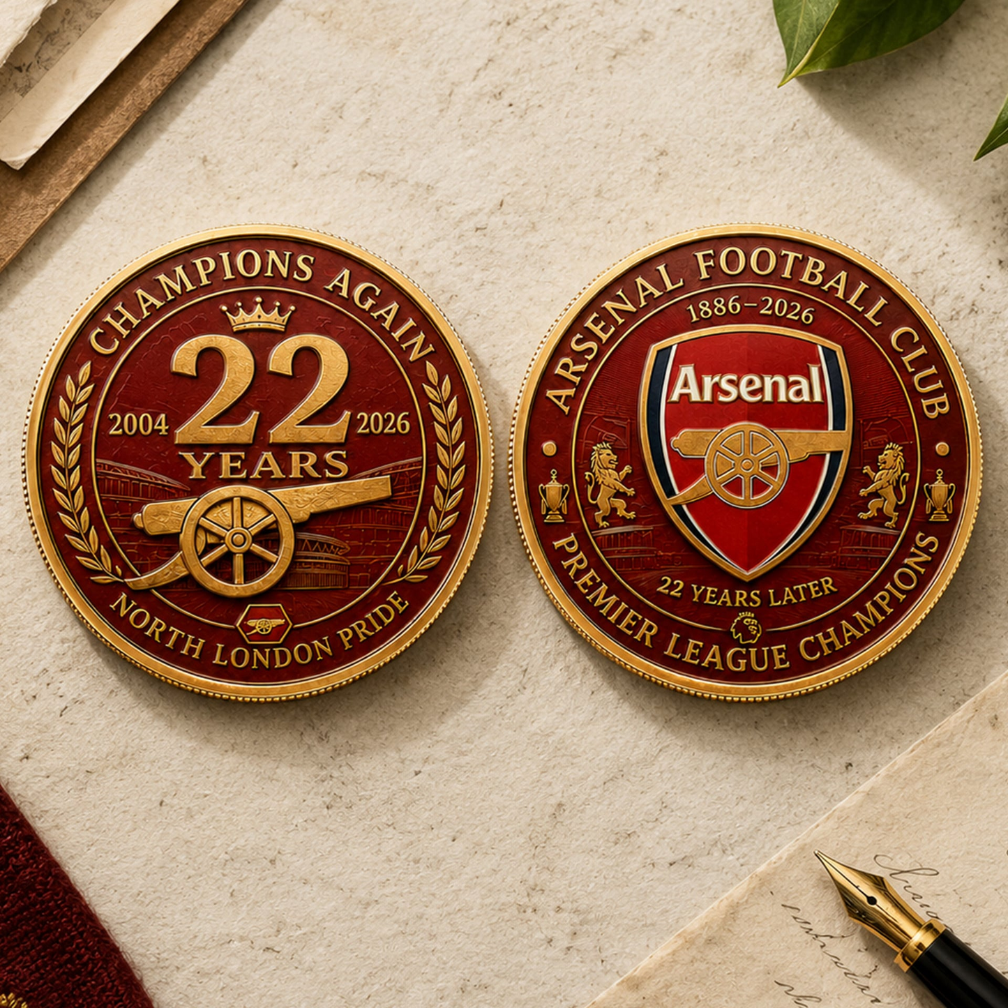 ARS F.C. Premium Premier League Champions 2526 Commemorative Coin V1 2105 DatND DVT