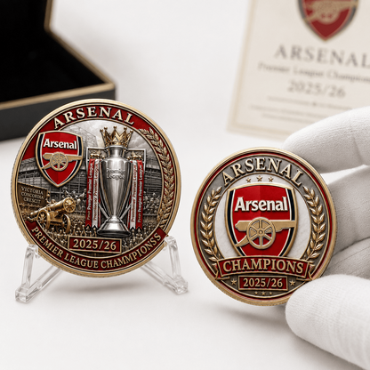 ARS x Premier League Champions 25 26 Commemorative Coin DATND TANTD 210526