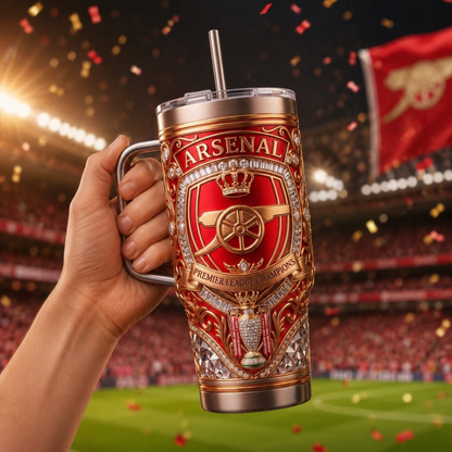 ARS F.C Premier League Champions Handle Tumbler V1 2105 DatND DVT