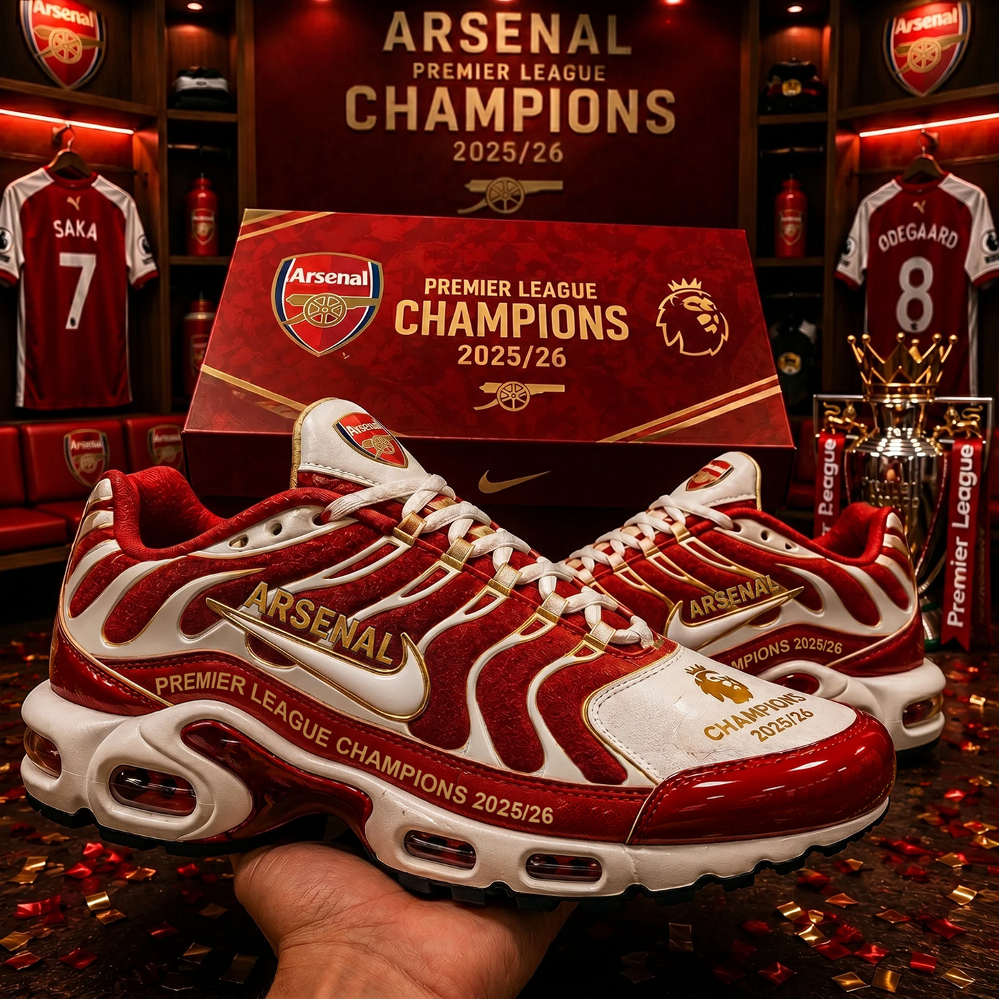 ARS FC EPL Champions Air Max Shoes 2105 DatND DVT