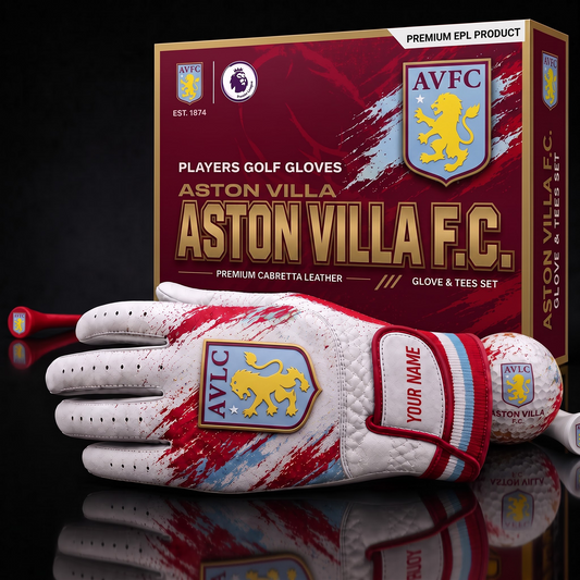 AST EPL LUXURY PERSONALIZED GOLF GLOVE SET LIMITED EDTION