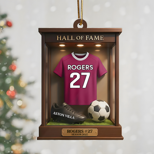 AST x EPL Soccer Player Hall Of Fame Ornament DATND TANTD 081125