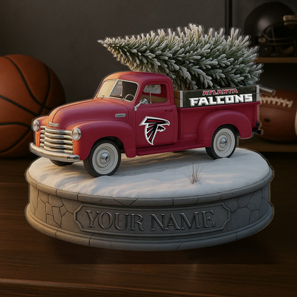 ATL Custom NFL Christmas Acrylic Block Plaque Decor DatND DVT