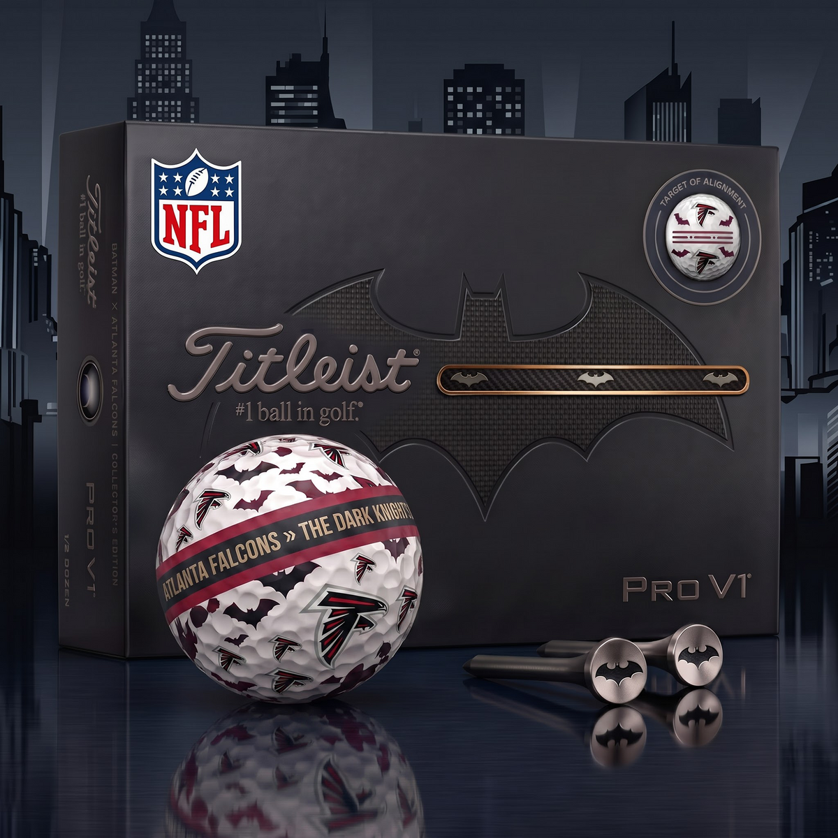ATL X NFL Football Legends Golf Ball Collection – Premium Set