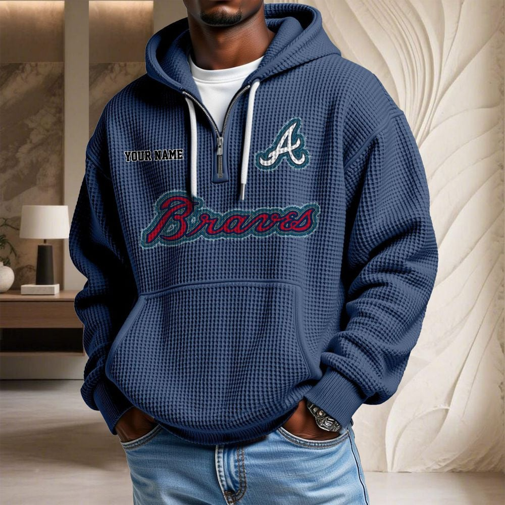 ATL x MLB Waffle Hoodie DATND TANTD