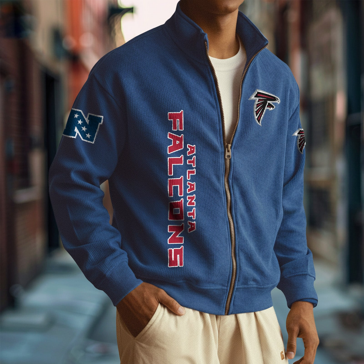 ATL x NFL Corduroy Zip-Up Jacket DatND DVT