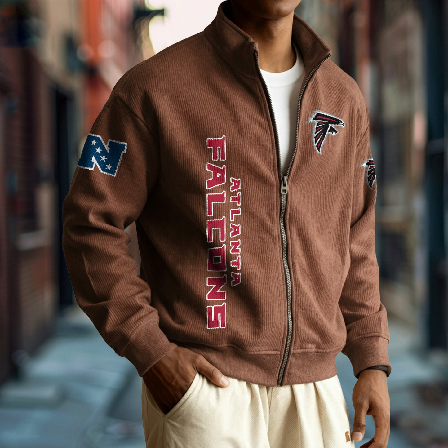 ATL x NFL Corduroy Zip-Up Jacket DatND DVT