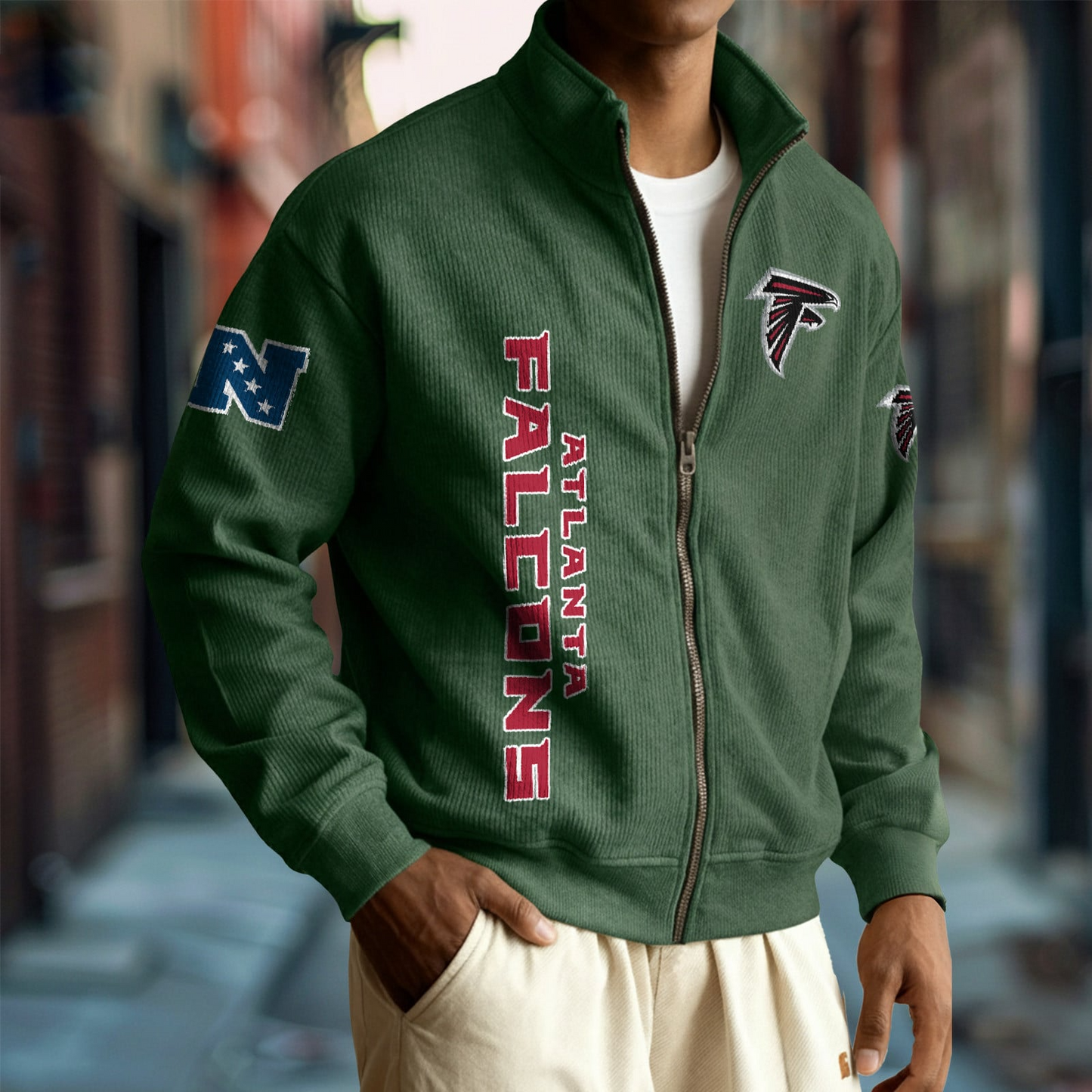 ATL x NFL Corduroy Zip-Up Jacket DatND DVT