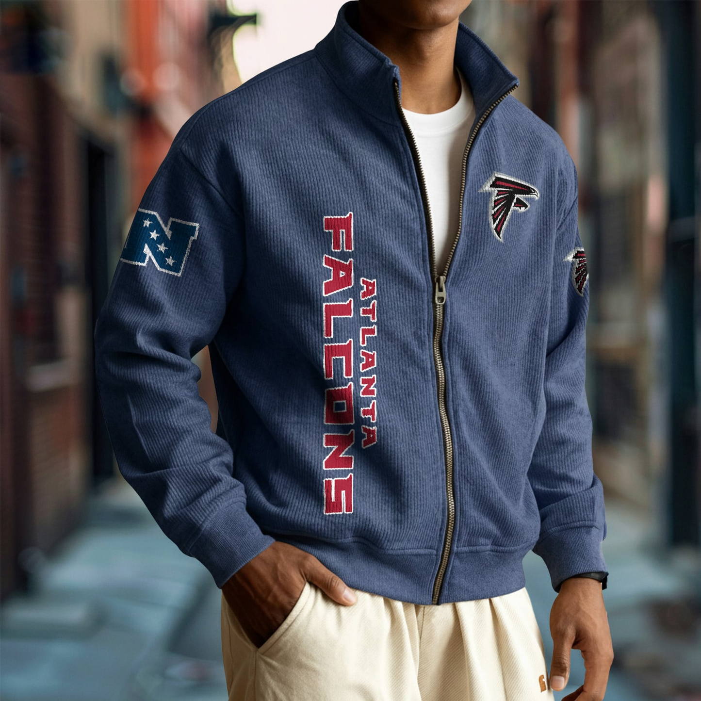 ATL x NFL Corduroy Zip-Up Jacket DatND DVT