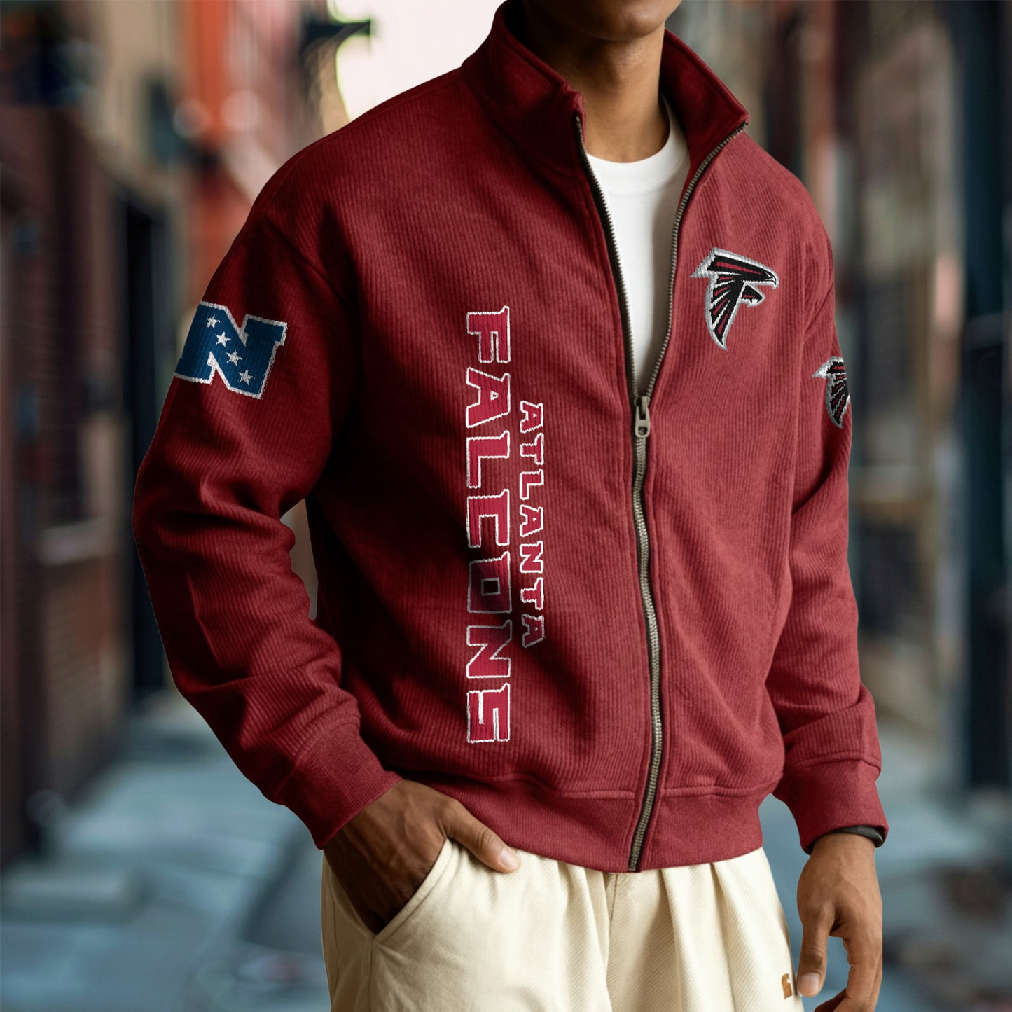 ATL x NFL Corduroy Zip-Up Jacket DatND DVT