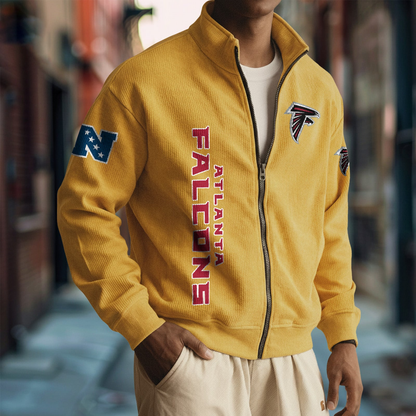 ATL x NFL Corduroy Zip-Up Jacket DatND DVT