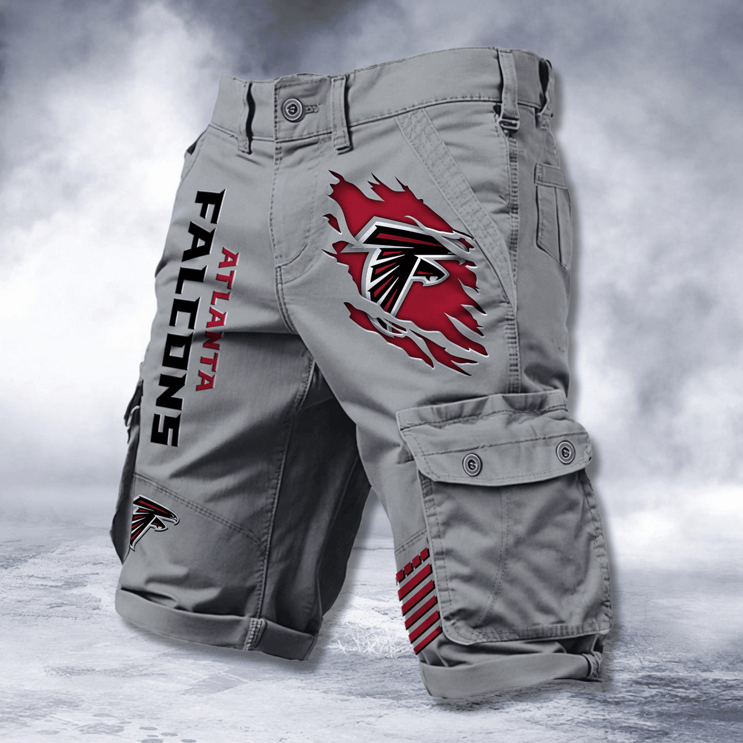ATL x NFL Cotton Cargo Shorts DATND TANTD 2705