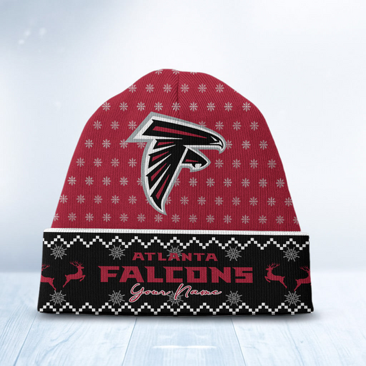 ATL x NFL Customized Beanie Hat Christmas DatND DVT