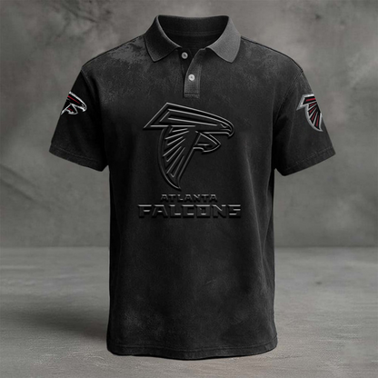 ATL x NFL Embossed Polo Shirt DATND TANTD