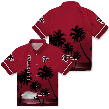 ATL x NFL Hawaiian Shirt ƒ?? Beach Sunset DATND TANTD 270526