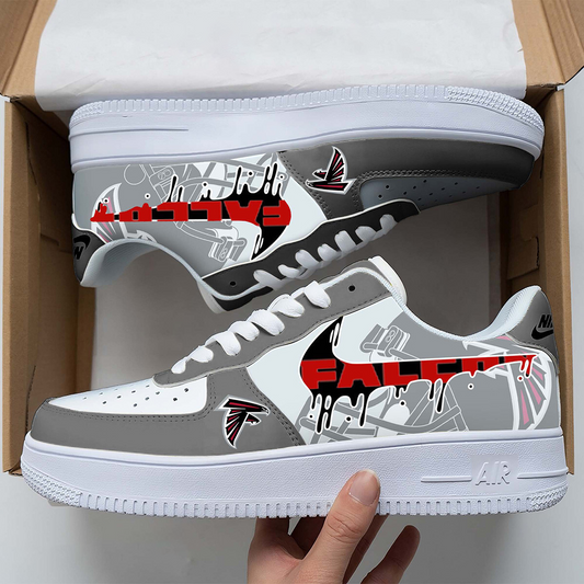 ATL x NFL Team Logo Fan Air Force 1 Shoes DATND TANTD