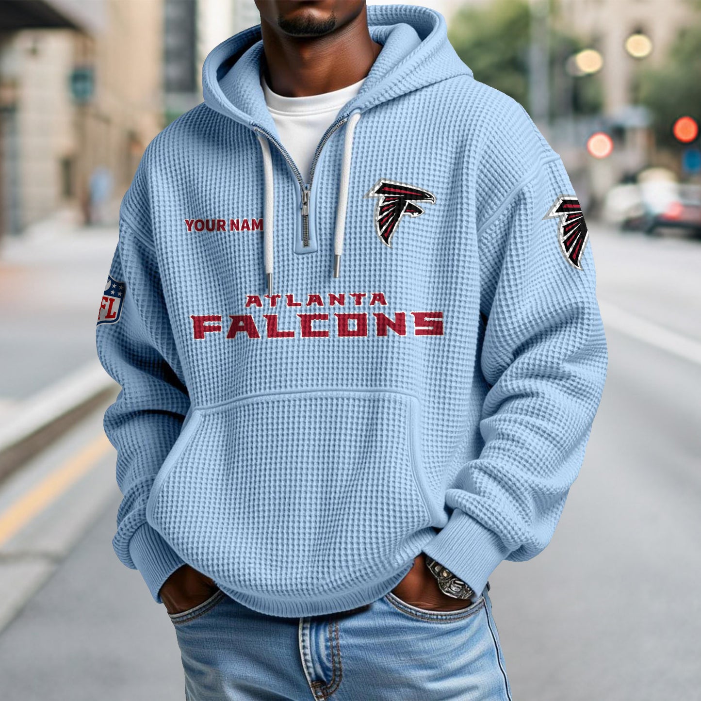 ATL x NFL Waffle Hoodie DatND DVT
