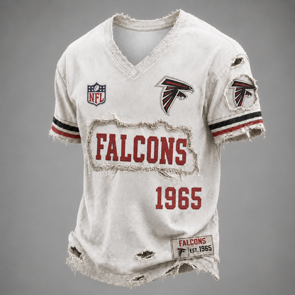 ATL x NFL LUXURY V-Neck T-Shirt 3005 DatND DVT