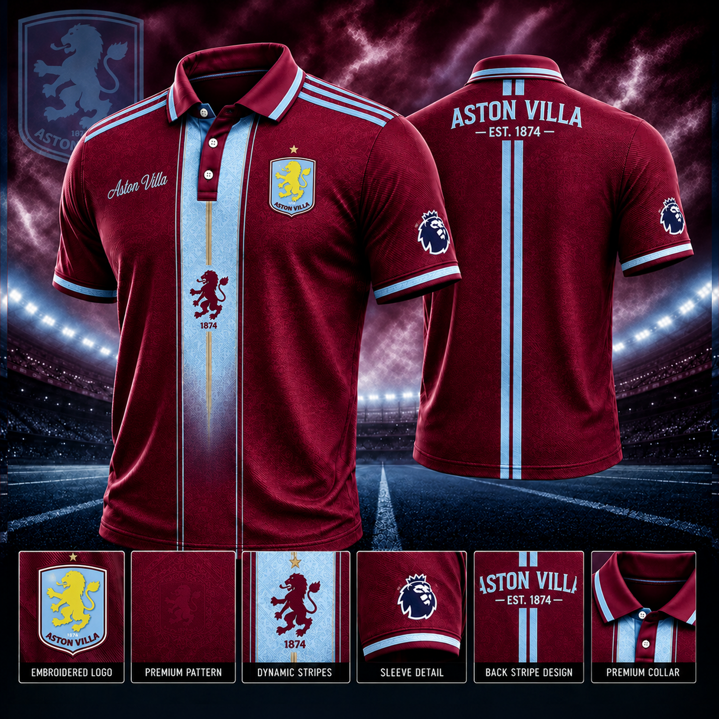 AVL x EPL Polo Shirt Limited Edition