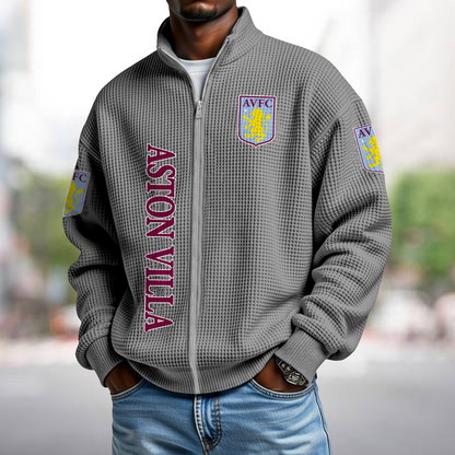 AVL x EPL Waffle Zip Up Sweatshirt 1911 DatND DVT